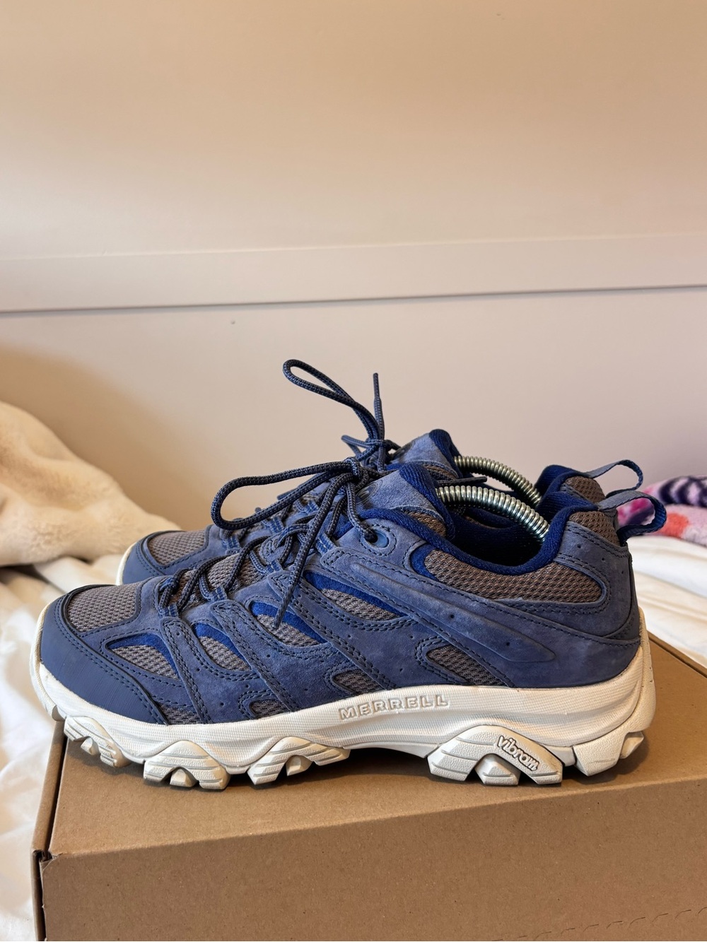 Merrell Navy Blue Men's Trail Running Shoes
